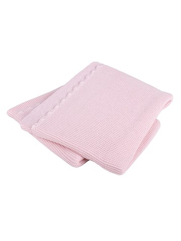Basic Blanket Pink cotton
