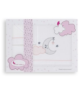 Sábanas Minicuna Nube Luna...