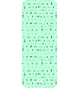 Cover For Pram 83X33 - Breathable/Cotton - Mod. Cactus - Green