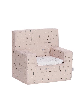 Armchair 46X35X43 - Cotton - Mod. Dakota - Pink