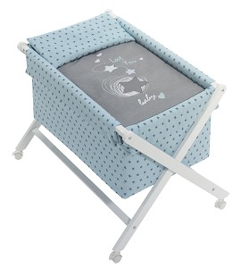 Crib In X In White Beech +...