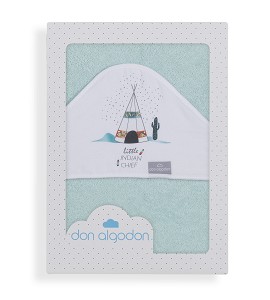 Don Algodón Bath Cape Green...