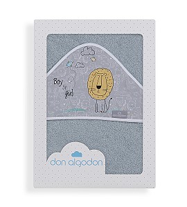 Don Algodón Bath Cape Grey Indara