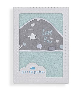 Don Algodón Bath Cape Green...