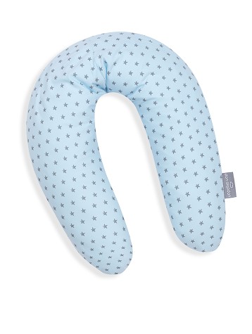 Xl - Breastfeeding Pillow - 190X65 Cms. Jersey Fabric - Mod. Love You - Blue