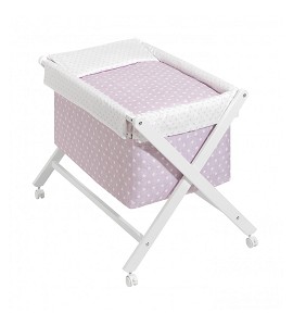 Exclusive Bassinet Star Mindoo + Letters 1.St Year'S Present. Color : Pink