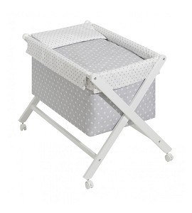 Exclusive Bassinet Star Mindoo + Letters 1.St Year'S Present. Color : Gray