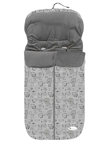 Saco invierno universal carro paseo bebe invierno escocés marron