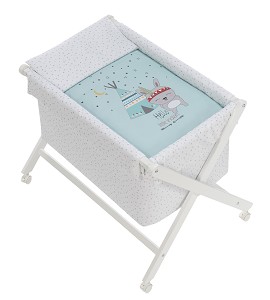 Crib In X In White Beech +...