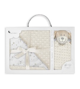 Manta y Dou dou Perrito Beige