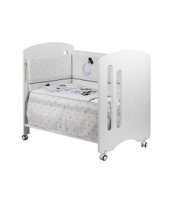 Cuna Monet Premium con L/ámpara Quitamiedos Estrella Azul