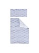 Cot Lovely Premium + Set Cot Bed 60X120 (Duvet Cover+Bumper+Pillow) Cotton - Mod. Estrella M - Blue