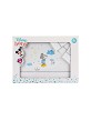 3 Pcs Bedding For Pram(Sheet106X72+Fitted S.80X40X7+Case38X25) Cotton - Mod. Mickey-W/Gray