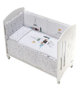3 Pcs Set Cot Bed 60X120...