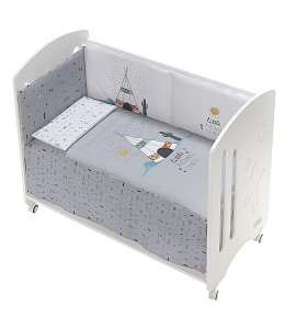 3 Pcs Set Cot Bed 60X120...