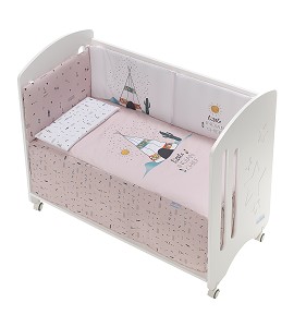 3 Pcs Set Cot Bed 60X120...