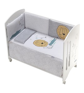 3 Pcs Set Cot Bed 60X120...