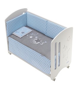 3 Pcs Set Cot Bed 60X120...