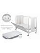 Moonet Premium co-sleeping Cradle with mattress and White Cloud night lamp Gift