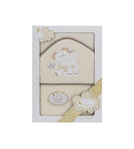 Capa de Baño Oso Pony Beige