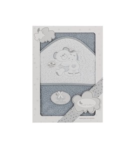 Capa de Baño Oso Pony Gris