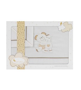Sábanas Cuna Oso Pony Beige
