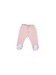 Set 5 Pcs(Shirt+Pants+Gloves+Bib+Socks)For New Born (0-6Months)-100%Cotton-Mod. Animalitos - Pink