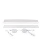 Moonet Premium co-sleeping Cradle with mattress and White Cloud night lamp Gift