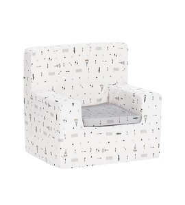 Sillón Bebé Tipi Oso Blanco