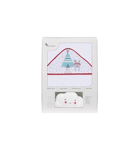 Bath Cape Tipi Bear White...