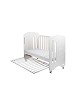 Lovely Premium Cradle Co-sleeping with mattress, Cradle Sheets Petrol Swing and Star night lamp Gift