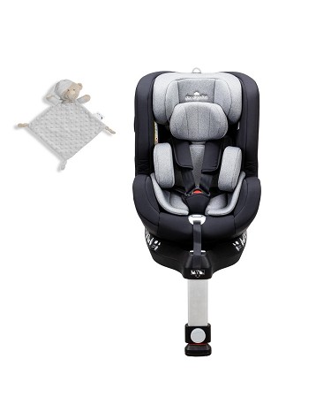 Don Algodón Car Seat Black EOS I SIZE 360º+ Dudu Gift Gray