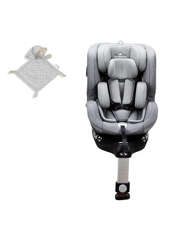 Don Algodón Car Seat EOS Gray I-Size 360º + Gift Gray Dudu