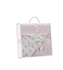 Bubble Blanket Pink Minnie Disney