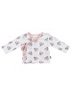 Set 5 Pcs.(Shirt+Pants+Gloves+Bib+Socks) For New Born (0-6 Months) - Cotton - Mod. Disney-Pink